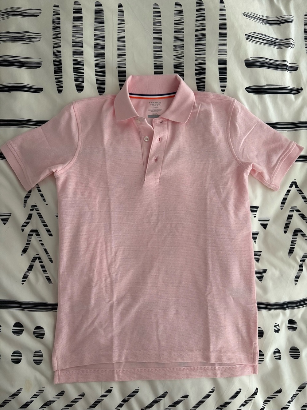 Kid’s Light Pink Polo Shirt - Classic Short Sleeve